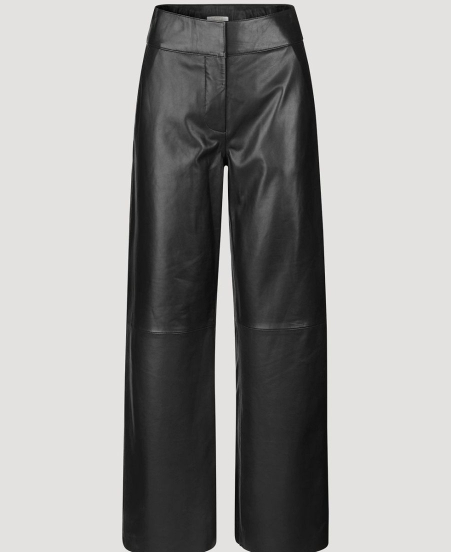 Bottoms Notes du Nord | Emma Leather Pants - Noir – Nordedress